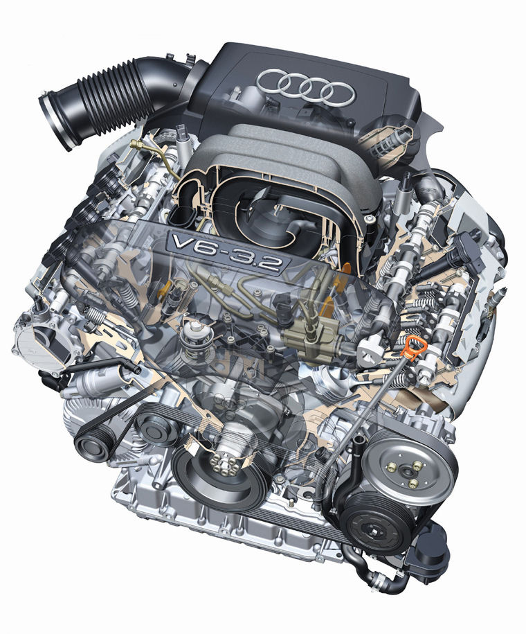 2008 Audi A6 3 2L V6 Engine Picture Pic Image